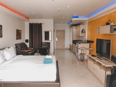 VT6 25/986 Studio Luxury - Sea View - Condominium - Pattaya Central - 